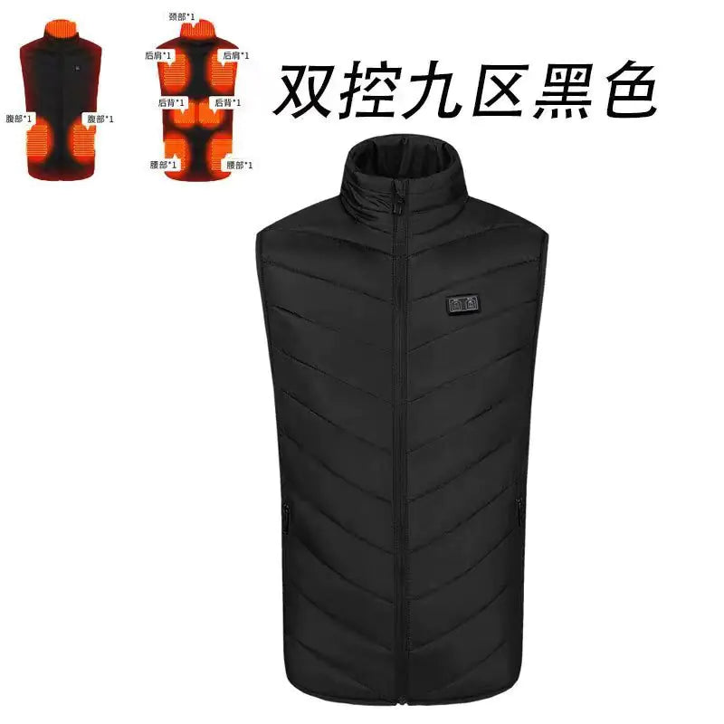Smart Heated Vest for Winter with USB Constant Temperature