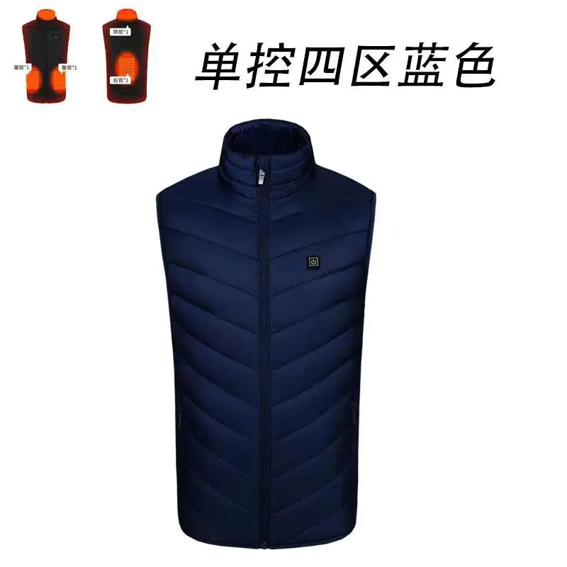 Smart Heated Vest for Winter with USB Constant Temperature