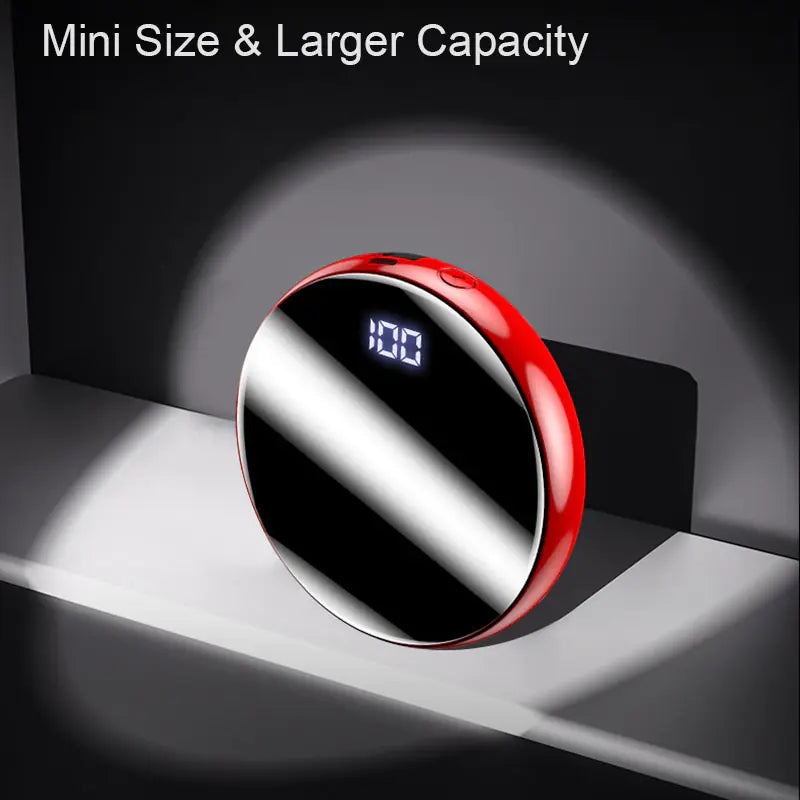 20000mAh Mirror Display Mini Power Bank for Phones