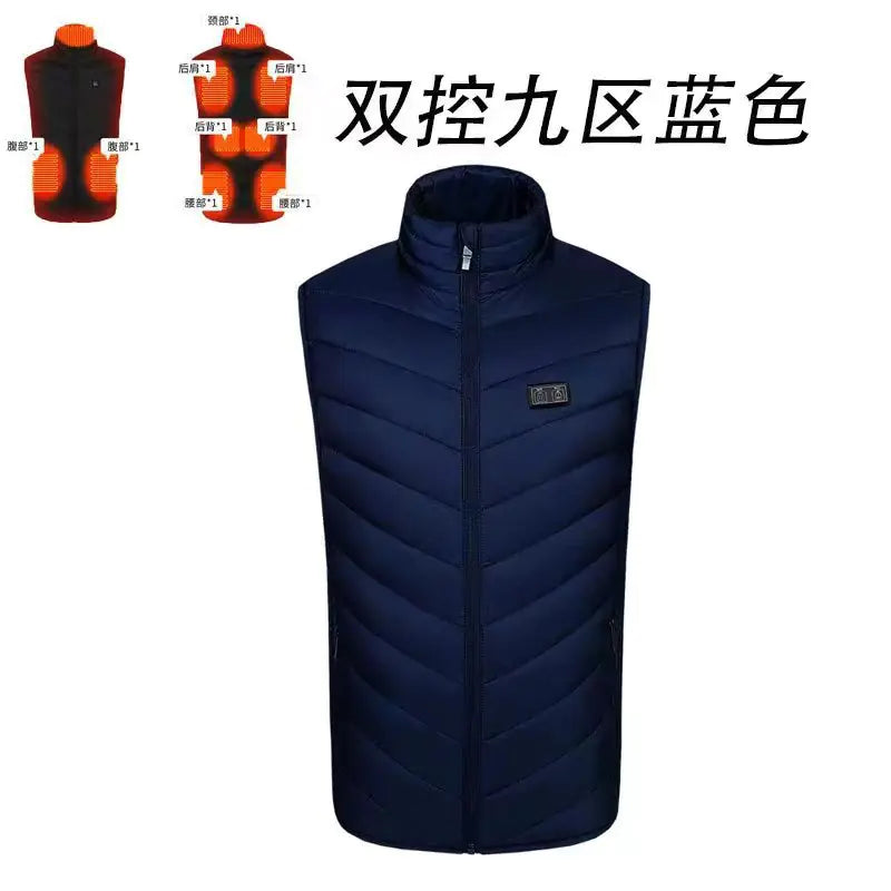 Smart Heated Vest for Winter with USB Constant Temperature