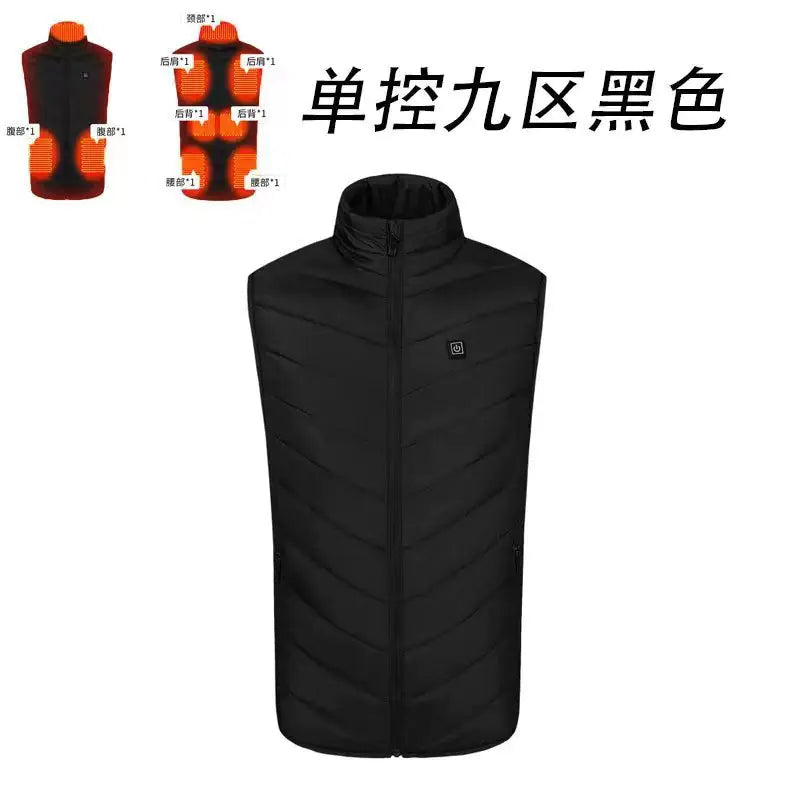 Smart Heated Vest for Winter with USB Constant Temperature