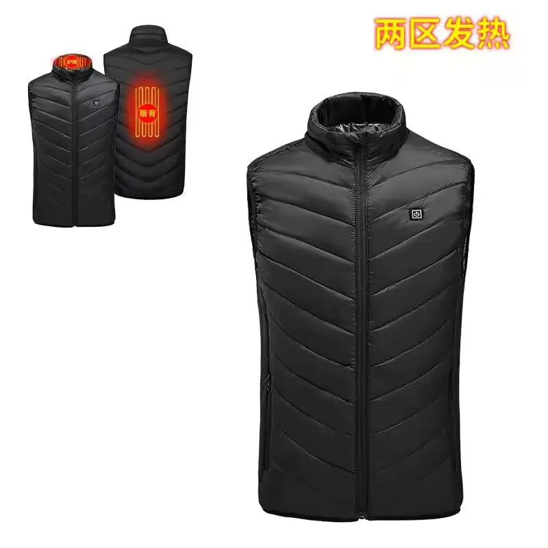 Smart Heated Vest for Winter with USB Constant Temperature