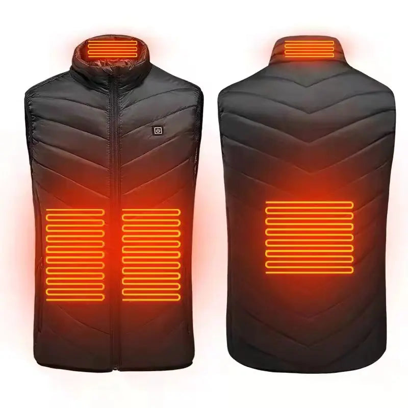 Smart Heated Vest for Winter with USB Constant Temperature