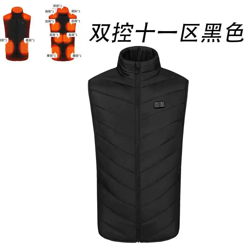 Smart Heated Vest for Winter with USB Constant Temperature