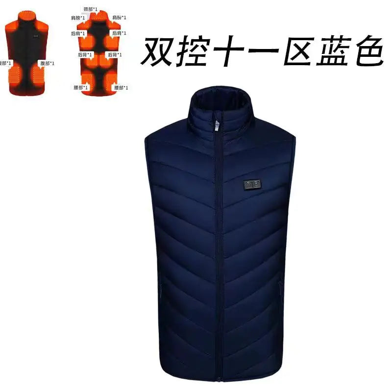 Smart Heated Vest for Winter with USB Constant Temperature