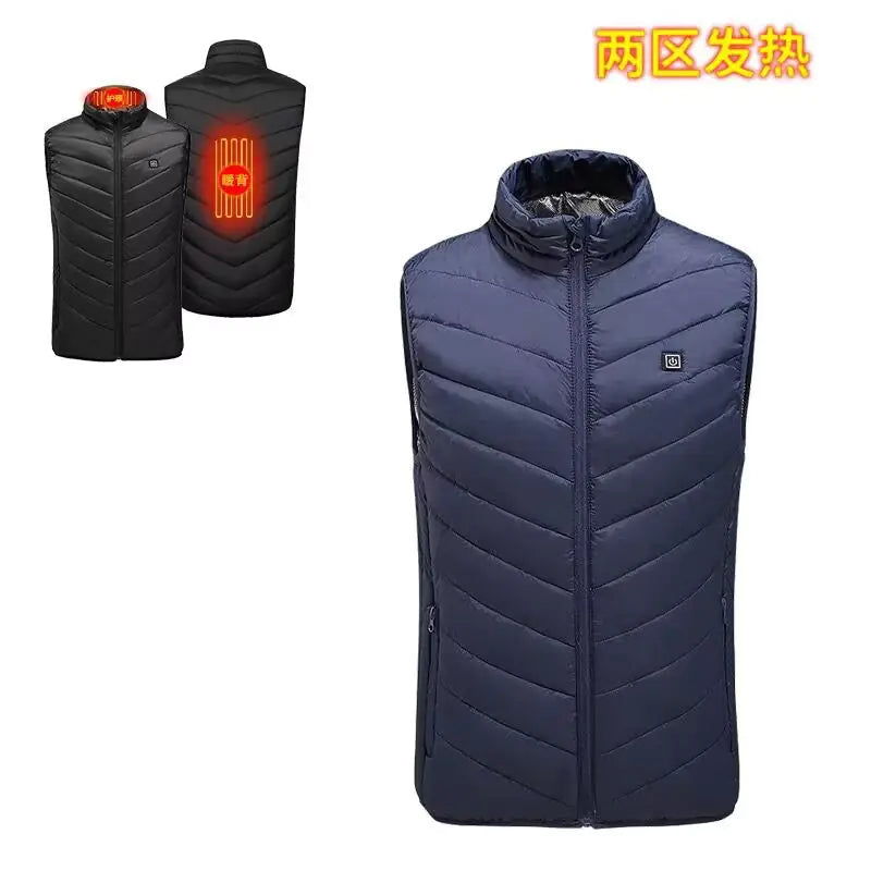 Smart Heated Vest for Winter with USB Constant Temperature