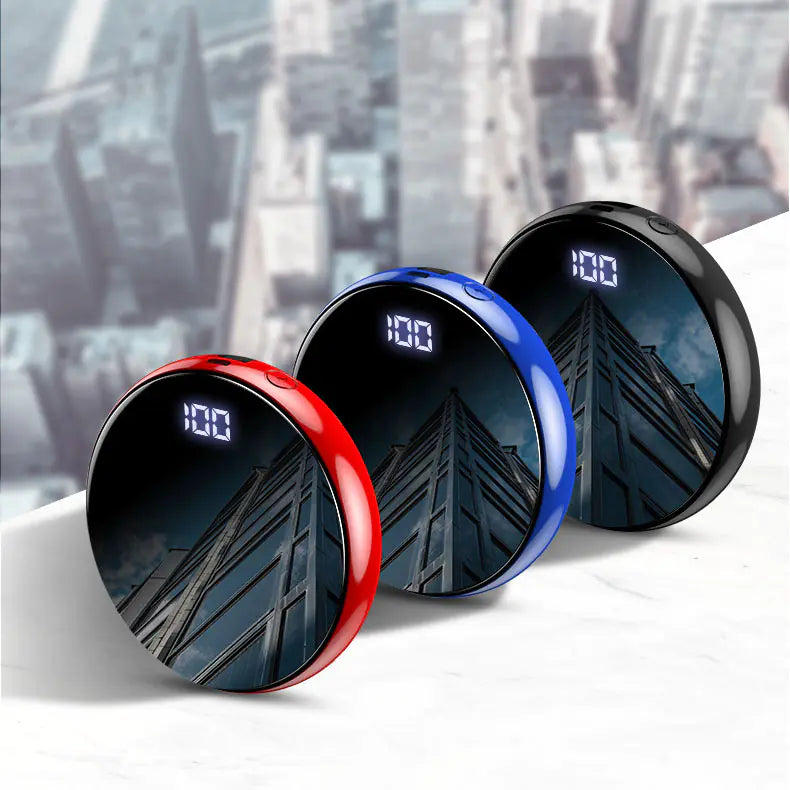 20000mAh Mirror Display Mini Power Bank for Phones