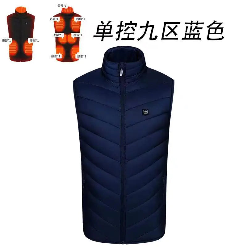 Smart Heated Vest for Winter with USB Constant Temperature