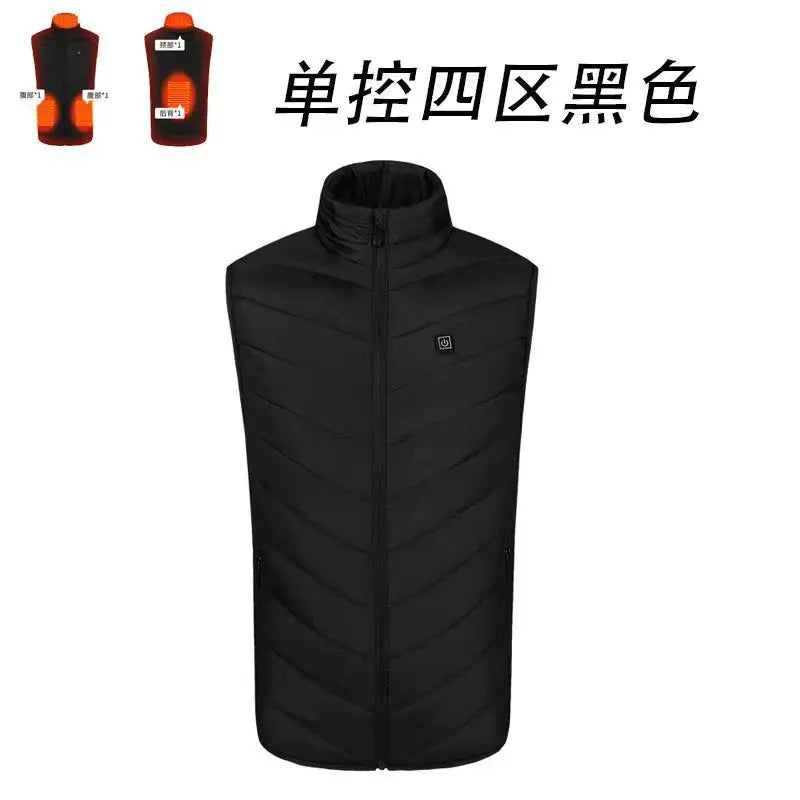 Smart Heated Vest for Winter with USB Constant Temperature
