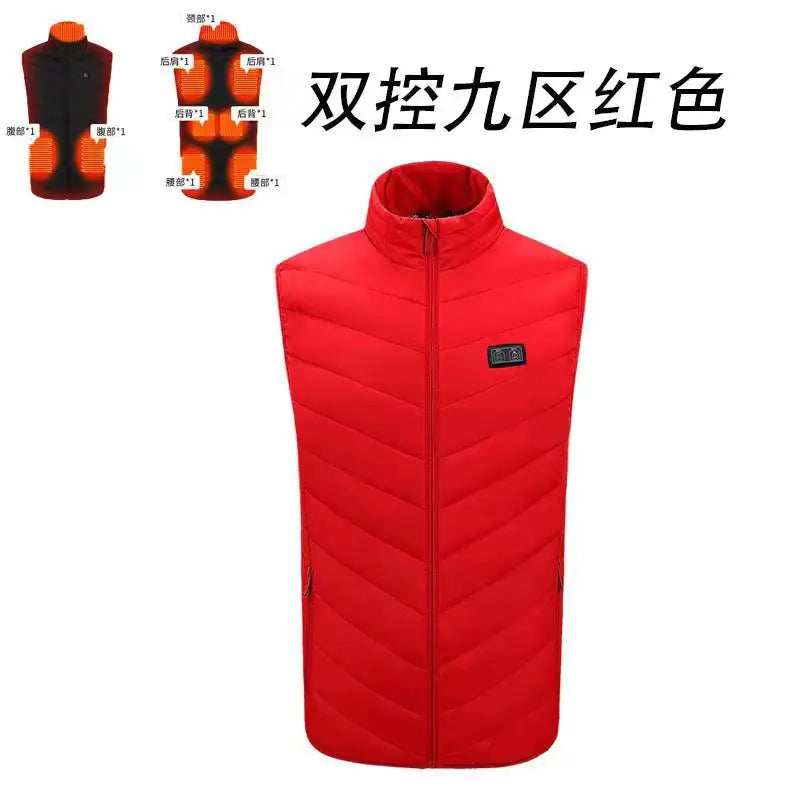 Smart Heated Vest for Winter with USB Constant Temperature