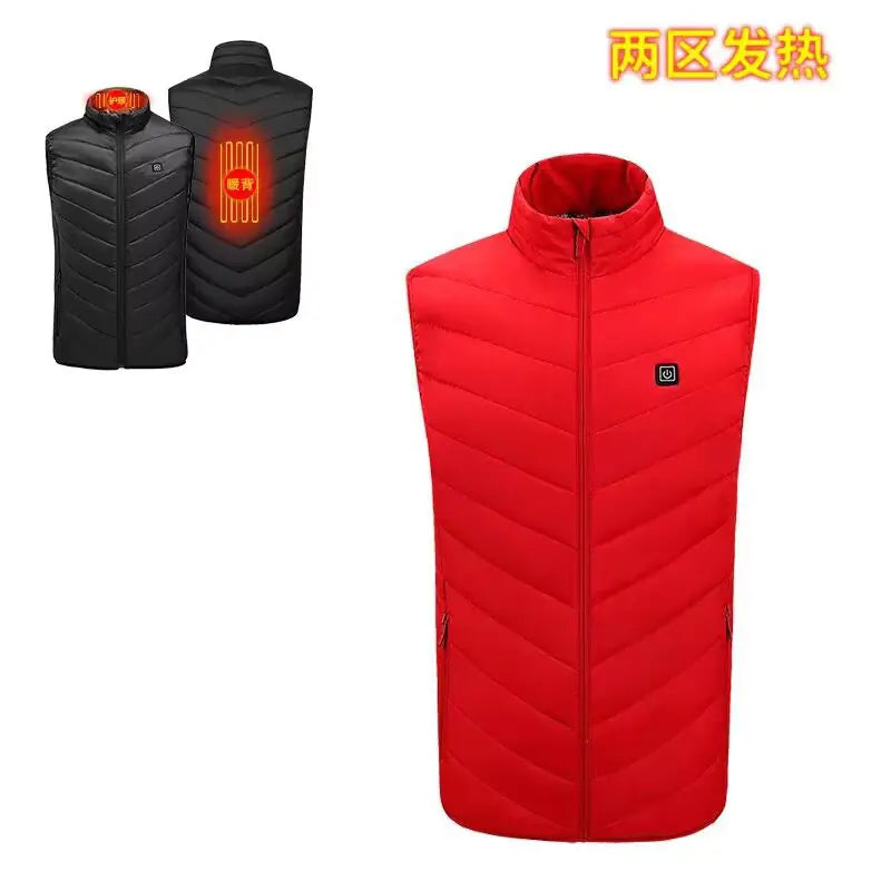 Smart Heated Vest for Winter with USB Constant Temperature