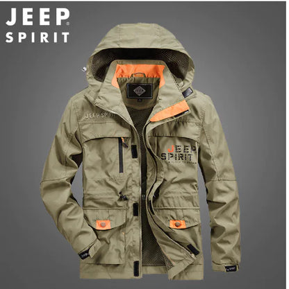 Men's Outdoor Mesh Jacket for Fall & Winter
