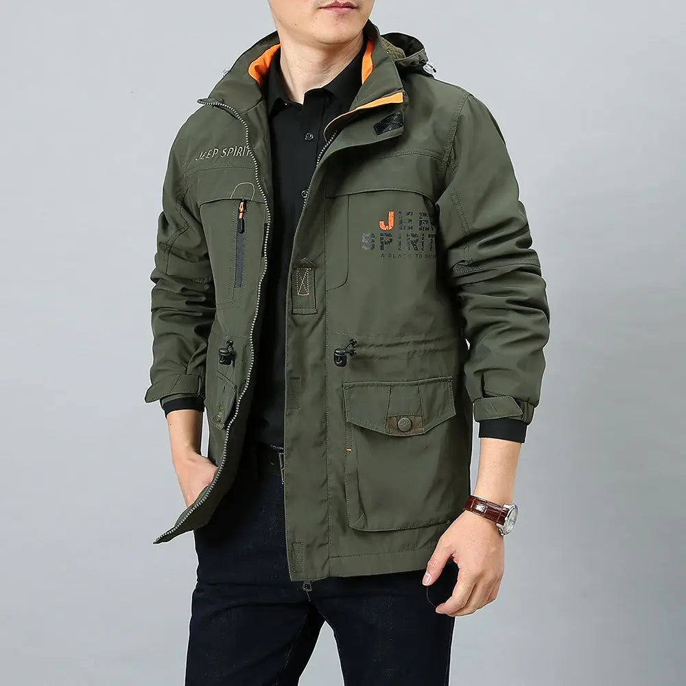 Men's Outdoor Mesh Jacket for Fall & Winter