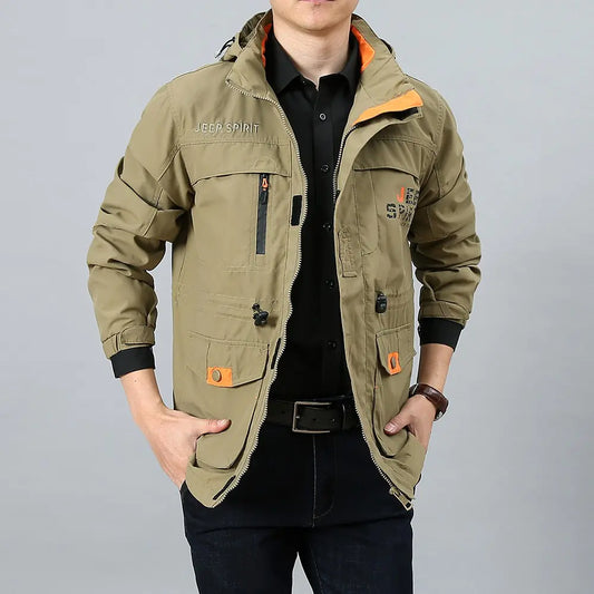 Men's Outdoor Mesh Jacket for Fall & Winter