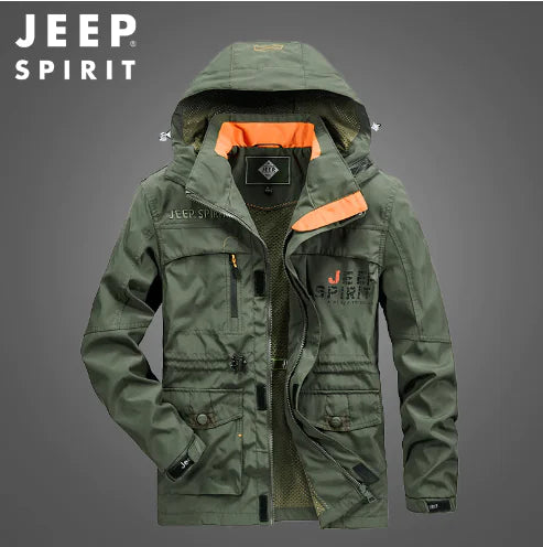 Men's Outdoor Mesh Jacket for Fall & Winter